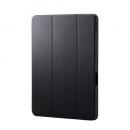 ELECOM TB-A25PLSABK 13インチiPad Pro(M4)/フラップケース/衝撃吸収/Apple Pencil収納/スリープ対応/ブラック