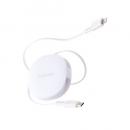 ELECOM MPA-CLRL09WH USB Type-C to Lightningケーブル/巻き取り/USB Power Delivery対応/最大60W/0.9m/ホワイト