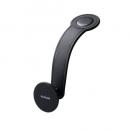 ELECOM P-CARS15BK 車載アクセサリー/スマホホルダー/マグネット吸着/粘着タイプ/角度調整/メメタルプレート付属/ブラック