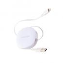 ELECOM MPA-ALRL09WH USB-A to Lightningケーブル/巻き取り/最大12W/0.9m/ホワイト