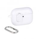 ELECOM AVA-AP07TSLWH AirPods Pro 3対応TOUGH SLIM Lockケース/カラビナ付/ホワイト