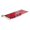 StarTech.com QUAD-M2-PCIE-CARD-B M.2 SSD拡張カード/PCI Express 4.0/4スロット NVMe・AHCI/Windows・Linux対応
