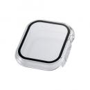 ELECOM AW-25BFCGCR Apple Watch 42mm/フルカバーケース/プレミアムガラス/高透明/クリア