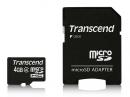 Transcend TS4GUSDHC4 microSDHCカード Class4 4GB (SDカード変換アダプタ付き)