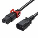 サンワサプライ APW15-C14C15LS-3 抜け防止ロック式電源コード ロックプラス（3m）