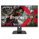 【法人様宛限定】JAPANNEXT JN-IPS27G175U ゲーミング液晶ディスプレイ 27型/3840×2160/HDMI×2、DP×2/ブラック/スピーカー有/2年保証