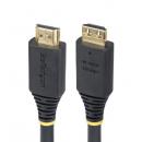 StarTech.com HDMI2-CABLE-GRIP-5M HDMI 2.0ケーブル/5m/抜け防止コネクター/ハイスピード/4K60Hz/HDR10/ブラック/抜けにくい