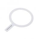 ELECOM AMS-MAGST3WH メタルリングステッカー/貼り付けタイプ/ワイヤレス充電対応iPhone用/貼り付けツール付属/ホワイト