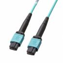 サンワサプライ HKB-MPO12M3B-10 MPO光ファイバケーブル（OM3、12芯、B配線、10m）