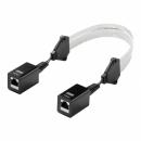 サンワサプライ KB-FL6ASTP-EX すきま用 CAT6A 延長LANケーブル（PoE対応）