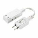 サンワサプライ TAP-M701W マイクロタップ 3個口 0.1m ホワイト