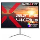【法人様宛限定】JAPANNEXT JN-282Ei4KP 液晶ディスプレイ 28.2型/3840×2560/HDMI×2、DP×2/ブラック/スピーカー有/2年保証