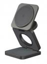 ADAM elements APAADMAG3PRGY Mag 3 Pro Gray Qi2対応3-in-1折りたたみ式トラベル充電ステーション