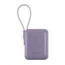 ADAM elements APBADVTQPP VIONTA Q Purple ケーブル内蔵型ウルトラコンパクトモバイルバッテリー 10000mAh