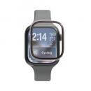 ELECOM AW-25AFLGS2R Apple Watch 46mm/フルカバーガラスフィルム/高透明/極薄/治具付