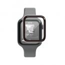 ELECOM AW-25DFLGGR Apple Watch 44mm/フルカバーガラスフィルム/高透明/指紋防止/治具付