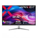 【法人様宛限定】JAPANNEXT JN-EiB315U-C6 液晶ディスプレイ 31.5型/3840×2160/HDMI×1、DP×1、USB-C×1/ブラック/スピーカー有/2年保証