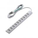 ELECOM T-Y133NDA OAタップ/3P/10個口/マグネット/抜け止め/簡易/3m