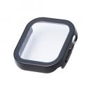 ELECOM AW-25BFCGEBK Apple Watch 42mm/フルカバーケース/プレミアムガラス/高透明/防水/ブラック