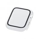 ELECOM AW-25DFCGCR Apple Watch 44mm/フルカバーケース/プレミアムガラス/高透明/クリア