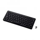 ELECOM TK-QT11MDMBK キーボード/無線2.4GHz/静音/ミニサイズ/メンブレン式/ブラック