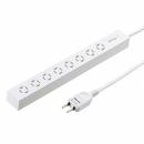 サンワサプライ TAP-SPSLIM8MG-2W スリムタップ（AC8個口・マグネット付き・雷ガード付き）