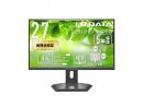 I-O DATA LCD-CU272D-F ワイド液晶ディスプレイ 27型/3840×2160/HDMI×1、DisplayPort×1、USB Type-C×1/ブラック/スピーカー：あり/4K対応、高精細でなめらかな映像美！/5年保証/65W給電/LAN