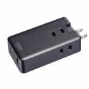 サンワサプライ TAP-MC2A1AC3BK モバイルタップ（AC×3個口＋Type-C×2・USB-A×1・PD33W・ブラック）