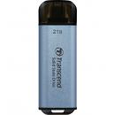 Transcend TS2TESD300C スティックSSD ESD300 USB Type-C 10Gbps 2TB スカイブルー