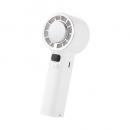 ELECOM FAN-U264WH ハンディファン/ナトリウムイオン電池/冷却プレート付/10段階調整/ストラップ付/USB Type-C充電/ホワイト