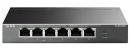 TP-LINK TL-SF1006P 6ポート10/100Mbps デスクトップスイッチ（PoE+4ポート搭載）