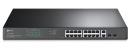 TP-LINK TL-SG1218MPE(UN) 18ポート ギガビット イージースマートスイッチ （PoE+ポート×16搭載)