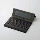ELECOM TK-CAP02BK/N Bluetoothキーボード/ケース一体型/無段階角度調整/マルチペアリング対応/汎用/ブラック