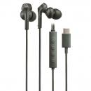 オーディオテクニカ ATH-CKS330NC GR イヤホン ヘッドセット ATH-CKS330NC ノイズキャンセリング機能搭載 USB Type-C用 マイク付き グリーン