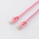 ELECOM LD-GPA/PN3 LANケーブル/CAT6A準拠/スタンダード/3m/ピンク
