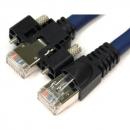 エイム電子 C6AS-RT-NV-S-50 10GigE Vision対応LANケーブル 産業用 ロボット RJ45片側ネジ付 50m
