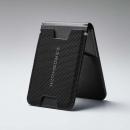 ELECOM AMS-MAGCSZEROBK カードスタンド/ZEROSHOCK/マグネット吸着/CORDURA生地/磁気防止シート付属/ブラック