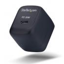 StarTech.com 103NB-WALL-CHARGER USB充電器/1ポートUSB-C/最大30W/20V/PD対応/GaN/ブラック/急速充電 Type-C 電源アダプター