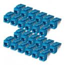 StarTech.com C6KEY110BL24PK RJ45キーストーンジャック/CAT6対応/24個入/UTP非シールド/110パンチダウン/90度配線/ブルー