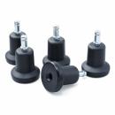 サンワサプライ SNC-ADJST4N チェア用固定脚（シャフト長26mm・5個入り）