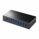 サンワサプライ USB-3HFA07T 産業用USB 5Gbpsハブ（7ポート・-40℃対応）
