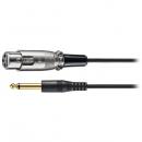 オーディオテクニカ AT-MI09/3.0 XLR変換ケーブル 3m （XLR-Fプラグ-φ6.3mmモノラル標準プラグ）