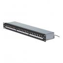 StarTech.com C6APANELSTP241UPD パッチパネル/1U/CAT6A 24ポート/シールドSTP/110型 パンチダウン/RJ45/イーサネットパネル