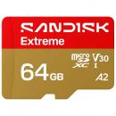 SanDisk SDSQXAH-064G-JN3MA SANDISK Extreme microSD UHS-Iカード 64GB