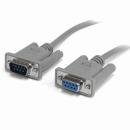 StarTech.com SCNM9FM 3m RS232Cシリアルクロス/ヌルモデムケーブル メス(DB-9/D-Sub9ピン) ‐ オス(DB-9/D-Sub9ピン) グレー