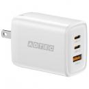ADTEC APD-V065SAC2-WH Power Delivery対応 GaN AC充電器/65W/USB Type-A 1ポート/Type-C 2ポート/ホワイト