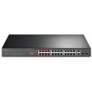 TP-LINK TL-SL1226P(UN) 24ポート10/100Mbps＋2ポートギガビット アンマネージPoE+スイッチ