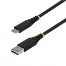 StarTech.com USB2AC3MBR USB-A - USB-Cケーブル/3m/15W 3A/ナイロン編組+TPE 2層構造/ブラック/充電 データ転送