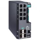 MOXA EDS-G4012-8P-4QGS-LVB 12Gポート (802.3bt PoEポートオプション：8) フルギガビット マネージドイーサネットスイッチ 12/24/48 VDC入力
