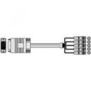 イメージニクス DP-5BP2m PC/AT互換機用CRT変換ケーブル ミニDsub15ピン(オス)-5BNC(オス) 2m